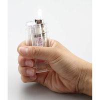 スマイルキッズ 軽着火プッシュライター補助具クリア AFL-05CL 1個（直送品）