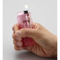 スマイルキッズ 軽着火プッシュライター補助具ピンク AFL-05PK 1個（直送品）
