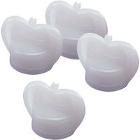 スマイルキッズ かる～くまわるペットキャップリンゴ/白 APC-10WH 1袋（2個入）（直送品）