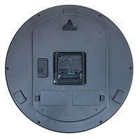 保土ヶ谷電子販売 自動点灯機能付き電波掛時計 HWC-029RC-SV 1台（直送品）