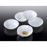 ナカヤ化学産業 お料理小皿 丸 4P ホワイト K232-2 1セット(1個×10)（直送品）