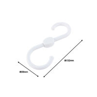 サナダ精工 ジョイントフック W K324-W 1セット(1個×10)（直送品）