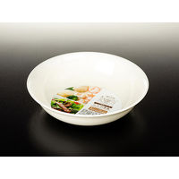 ナカヤ化学産業 レンジ深皿 白 K348-1 1セット(1個×5)（直送品）