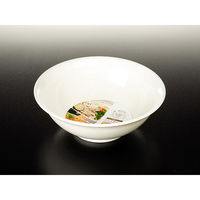 ナカヤ化学産業 レンジめん鉢 白 K386-1 1セット(1個×10)（直送品）