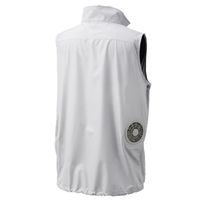 空調服 空調服(R) ベスト(ウェアのみ)/シルバー/LL +スターターキット付 KU91830C06S4+SKSP02B 1セット（直送品）