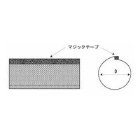 デンカエレクトロン FLRチューブ 10m FLR-10-10 1巻 64-0692-39（直送品）
