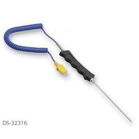 アズワン ハンドルプローブセンサー(K熱電対) 英語版校正証明書付 3-1564-02-56 1本（直送品）