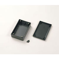 タカチ電機工業 PR型カバー脱着プラスチックケース PR-200B 1個 63-3128-64（直送品）