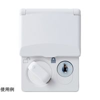 生興 ダイヤル錠用目かくしカバー(ホワイト) LKW-DC 1個 67-9232-56（直送品）