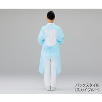 アズワン プロシェアエプロン(袖 ゴム付) スカイブルー 30枚入 7-6265-02 1箱(30枚)（直送品）