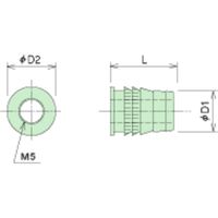 廣杉計器 黄銅 ウルトラサートII HUD-25002 1セット(50個)（直送品）