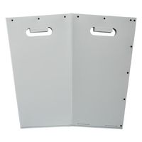 カウネット 折りたためるゴミ箱 オリダス ライトグレー 43047598 1個 64-9364-65（直送品）