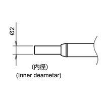 白光 ノズル 2.0mm NA01-C20 1本（直送品）