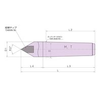 二村機器 レースセンター超硬付 NO.3 (ZLC3ー001) ZLC3-001 1個（直送品）