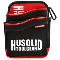 林商事 HUSOLID 腰袋 ポケット無 赤 HT-011 1個
