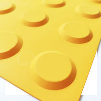 セーフラン安全用品 点字タイル ドット(警告/停止) J2350-DO 1セット（直送品）