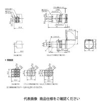 IDEC フラッシュシルエットLWシリーズ 押ボタンスイッチ 丸形 赤 LW6GBーM1C7LR 1個（直送品）