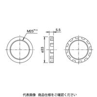 IDEC ロックナット(角形ユニット取付用) OGーRT1PN02 1セット(24個:2個×12セット)（直送品）