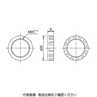 IDEC ロックナット(角形ユニット取付用) OGーRT2PN02 1セット(24個:2個×12セット)（直送品）