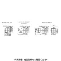 IDEC φ25 TWSシリーズ パイロットライト 正角形(記名式) 黄 UPQS1B11DNY 1セット(2個)（直送品）