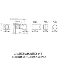IDEC φ10 A1シリーズ 照光押ボタンスイッチ 正角形 AL1QーA11G 1セット(3個)（直送品）