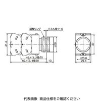 IDEC φ22 TWシリーズ 押ボタンスイッチ 平形 緑 ABW110GーMAU 1セット(2個)（直送品）
