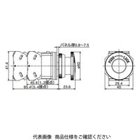 IDEC 押ボタンスイッチ(亜鉛ダイカスト製) 大形プッシュターンロック形 緑 AJD320NG 1個（直送品）