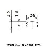 IDEC 取付穴プラグ ALーB8PN05 1セット(45個:5個×9セット)（直送品）