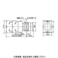 IDEC φ22 TWシリーズ 押ボタンスイッチ 中形 緑 AOW340G 1個（直送品）