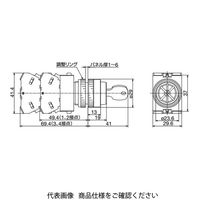 IDEC φ22 TWシリーズ セレクタスイッチ 鍵操作形 2ノッチ ASW2K20C 1個（直送品）