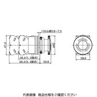 IDEC φ30 TWNシリーズ 押ボタンスイッチ 大形プッシュロックターンリセット形 黄 AVN302NY 1個（直送品）