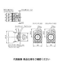 IDEC フラッシュシルエットCWシリーズ 押ボタンスイッチ 丸平形 白 CW4BーA1E20W 1個（直送品）