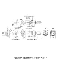 IDEC φ16 H6シリーズ 鍵付セレクタスイッチ 丸形 3ノッチ HA1Kー31C2D 1個（直送品）