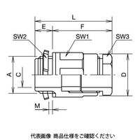 IDEC グランド付ハブボディ(ケーブル引込み用) HNAG33R22 1個（直送品）