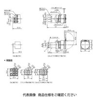 IDEC フラッシュシルエットLWシリーズ 照光押ボタンスイッチ 正角形 黄 LW7GLーM1C52Y 1個（直送品）
