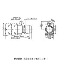 IDEC φ22 HWシリーズ 押ボタンスイッチ 角丸突形 黄 HW3BーA222Y 1個（直送品）