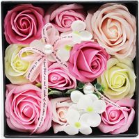 【お祝い・ギフト】Blossom of thoughts  ソープフラワーボックス　ピンク　1セット（2個） ティーサイド（直送品）