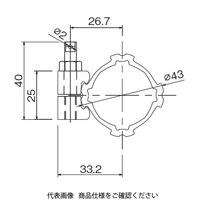 TMEHジャパン TMEH アルミスプリングシャフトセット ACPS-H6026A 1セット（直送品）