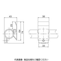 TMEHジャパン TMEH パイプ取付け用アンチバック BSA-15 1セット（直送品）