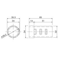 TMEHジャパン TMEH スライドスリーブ GAP-44 1個（直送品）