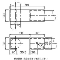 TMEHジャパン TMEH 引掛け金具B HK28WB 1個（直送品）