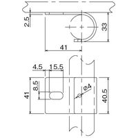 TMEHジャパン TMEH ベースロック Uタイプ BL28YA-U 1セット(10個)（直送品）