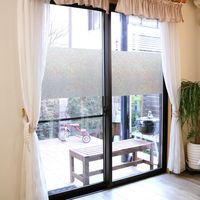 【窓ガラスフィルム】明和グラビア Low-E複層ガラス対応窓飾りシート GHC-9213　92cm丈×90cm巻 1セット(8本入)（直送品）