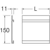 SANEI 前面パネルセット R57-16S-600 1個（直送品）