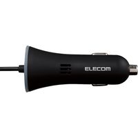 車載充電器 カーチャージャー タイプC USBC ケーブル一体型 ケーブル長 1.5m ブラック MPA-CCCPD01BK エレコム 1個