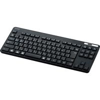 エレコム Bluetoothミニキーボード/薄型/メンブレン式/抗菌/マルチペアリング対応/ブラック TK-FBM119KBK 1個