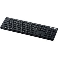 エレコム Bluetoothフルキーボード/薄型/メンブレン式/抗菌/マルチペアリング対応/ブラック TK-FBM120KBK 1個（直送品）