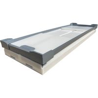 第一大宮 ダイテックボックスFC-3 折り畳みハニカム構造プラダンコンテナ TW-214 1155-42 1セット(2個)