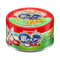 銀のスプーン お魚とささみミックス かつお節入り 70g 24缶 キャットフード ウェット 缶詰