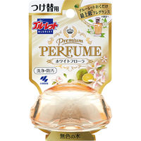 ブルーレットプレミアムパフューム トイレタンク芳香洗浄剤 つけ替え用 ホワイトフローラ 70ml×3個 小林製薬